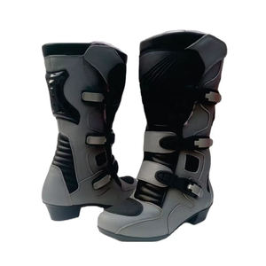 Chaussures de moto de haute qualité, maillot de course pour homme, bottes de moto en cuir, respirantes, imperméables, durables, chaussures de motard - Product Image 3