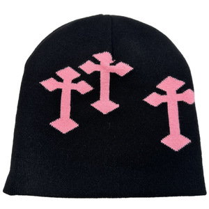 Character Pattern Jacquard <b>Beanie</b> Hat Unisex Knitted Winter Cap 50-52cm Y2K Street Style Adult Casual Wear - Product Image 5