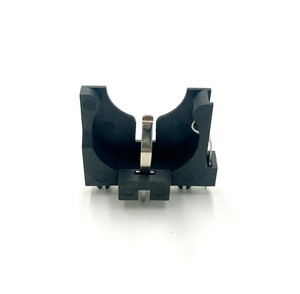 Support de pile bouton CR2450 à orientation d'angle droit, contact en acier, conforme RoHS, application alimentation - Product Image 4