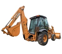 Backhoe Loader Bekas 8 Ton Mini Case 580M-3 Mesin Traktor Backhoe Dijual Cepat Case 580 Super M Diesel Backhoe Loader Bekas