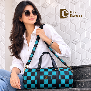 Última Llegada, Bolsas de Viaje de Cuero Hechas a Mano con Diseño de Damas de Inglatera, Bolsa Unisex Multiusos de Gran Tamaño - Product Image 3