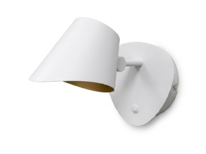 Modern Iron LED Wall <b>Lamp</b> with Push Dimmer Switch <b>Warm</b> White (3500K) Adjustable for Living Room Decor - Product Image 3