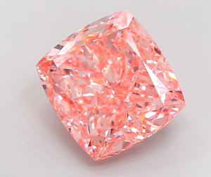 ROYAL GEMS, Diamante Cultivado en Laboratorio con Certificación IGI, Corte Cuadrado Cojín de 13.06 CT, Color Rosa Intenso Fantasía, Claridad VS2, CVD, para Joyería - Product Image 1