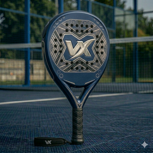 Raqueta de Pádel Ligera y Portátil con Forma de Diamante, de Carbono Negro 18K, Duradera, Impermeable, de EVA, para Tenis Recreativo, Personalizable - Product Image 1