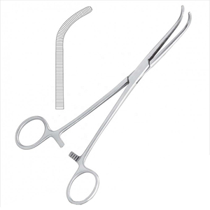 คีมหนีบหลอดเลือดแบบตรง Kocher Ochsner ทำจากเหล็กกล้าไร้สนิม ขนาด 8 นิ้ว พร้อมตัวล็อค สำหรับการผ่าตัดทั่วไป - Product Image 4