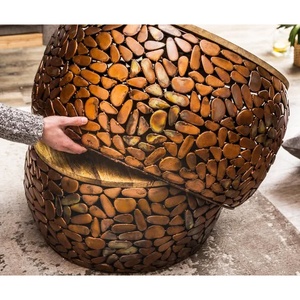 Tables basses d'intérieur pour salon, décoration, vente chaude, métal fer diamant Design, Tables basses modernes pour la maison - Product Image 5