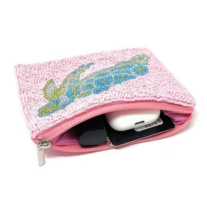 Bolsa de Cuentas con Forma de Tortuga, Multicolor, Hecha a Mano, Bordada, con Cierre, Monedero, Bolsa de Animales con Cuentas, Bolsa de Cosméticos Tropical de Playa, Personalizada - Product Image 3