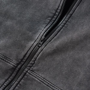 Sudadera con capucha estilo acid wash, personalizable, de algodón premium, con lavado vintage, para branding. - Product Image 5