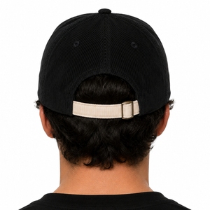Gorra de Béisbol Unisex de Pana, Tela de Pana de Primera Calidad, Logotipo Bordado, Ajuste Ajustable, Gorra Casual para Hombre, Gorra de Pana - Product Image 2