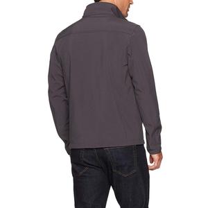 2019 Professional Quality Men's Soft Shell Jacket Custom Stand Collar with Pockets Waterproof Polyester Plus Size for Winter - Product Image 1