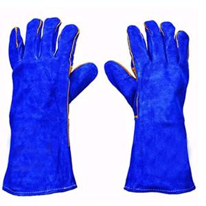 Guantes de Soldadura de Cuero Resistentes al Calor Extremo, Guantes Industriales de Alta Resistencia para Soldadura MIG/TIG/Stick, Resistentes a Salpicaduras de Metal Fundido, Calidad Superior - Product Image 3