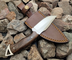 Couteau de survie à lame fixe fiable avec poignée confortable pour le camping, la pêche et la chasse en plein air - Product Image 5