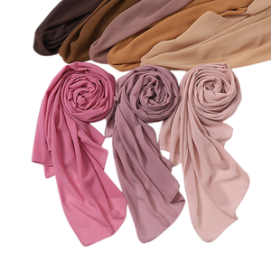 Stylish Womens Chiffon Scarves Soft Lightweight Breathable Customizable Hijab <b>Wrap</b> Muslim <b>Shawl</b> Long Fashion Head Scarf - Product Image 1