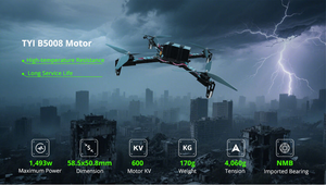 TYI Mark4-13 Inch V2 PRO Carbon Fiber FPV Drone with <b>Camera</b> Factory Price <b>Remote</b> Controlled UAV OEM ODM - Product Image 4