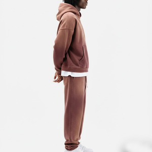 <b>Top</b> Quality Sun Fade <b>Distressed</b> Tracksuit Men Customize Vintage 100% Cotton Sun Faded <b>Distressed</b> Tracksuits In Cheap Rates - Product Image 2
