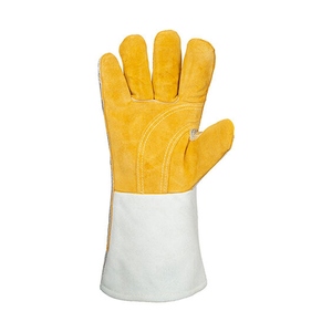 Guantes de Soldadura de Cuero Reforzado con Aluminio, Resistentes a la Abrasión, de Uso General, con Puño de Seguridad para Horno - Product Image 4