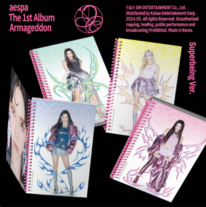 aespa Armageddon (Version Superbeing) Livre électronique K-Pop (CD) en papier et plastique, en coréen, pour tous les âges, modèle BW-155 - Product Image 1