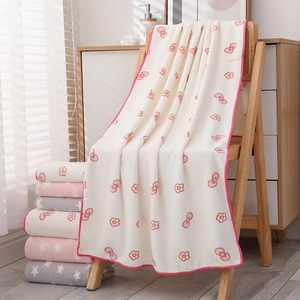 Serviettes de toilette en coton épais à haute densité GSM, texture lisse, absorption rapide, vente en gros OEM, fabricant en gros de serviettes en microfibre corail - Product Image 6