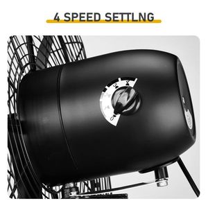 MFJ EW65 26-Inch High Velocity Wall Mounted Fan 4-Speed Industrial Ventilation 100% BLDC Copper Motor 9299 CFM Oscillating - Product Image 2