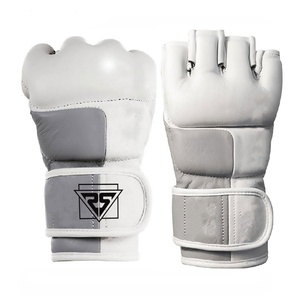 ถุงมือชกมวยหนัง PU ออกแบบเองได้พอดีกับมือโลโก้ผลิตในปากีสถาน - Product Image 1