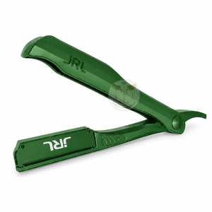JRL - Maquinilla de Afeitar Magnética de Lujo en Blanco y Negro, de Acero Inoxidable, con Hoja Recta Manual, Logotipo Personalizado, 1 Año de Garantía, para Barberos Profesionales - Product Image 3