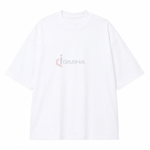 เสื้อยืดโอเวอร์ไซส์ผู้ชาย ผ้าฝ้าย 100% สกรีนโลโก้ตามสั่ง พิมพ์ลายดิจิทัล สตรีทแวร์ ขายส่ง รับผลิต OEM ขั้นต่ำน้อย สั่งซื้อจำนวนมาก - Product Image 1