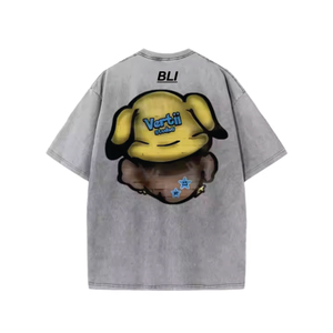 T-shirt décontracté personnalisé 100 % coton, haute qualité, respirant, séchage rapide, coupe oversize, tissu jersey 230 grammes, unisexe, manches courtes - Product Image 4