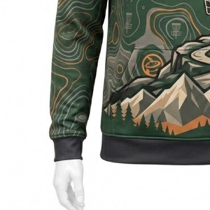 Sweat à capuche de golf sur disque OEM/ODM, design personnalisé, haute qualité, prix usine, doux, confortable, léger, vêtements de sport performants - Product Image 5