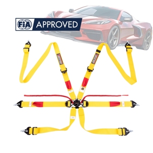 Arnés de Carreras TBRACING FIA 8853 2016 SPORT PLUS 3 con Ajustador Superrápido de 2 Pulgadas, Cinturón de Seguridad, Suministro Oficial de la Marca, 16 Colores Estándar - Product Image 2