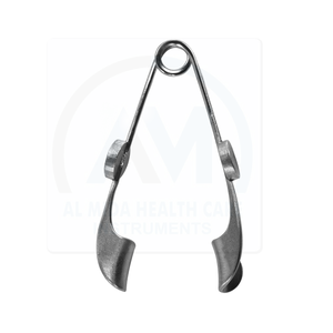Spéculum ophtalmique chirurgical AL MIDA, rétracteur oculaire manuel en acier inoxydable, instrument ORL de classe I certifié CE AMHC-R-475 Easy - Product Image 1
