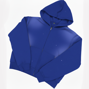 Top Selling 100% Cotton <b>Fleece</b> Knitted Embroidered Sun Fade Washed Men's Zipper Hoodies <b>Thick</b> Warm Autumn Hoodies - Product Image 5