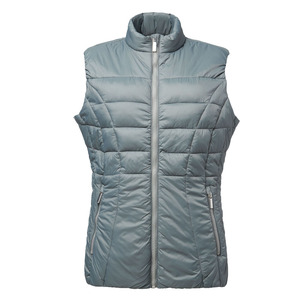 Gilet matelassé court sans manches à col montant et fermeture éclair pour femme, collection Hiver 2026 – Tendance et Chaud pour l'extérieur - Product Image 1