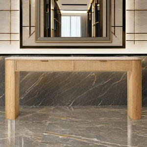 Eco-Friendly Solid Wood Traditional <b>Console</b> <b>Tables</b> with <b>Leg</b> Cabinets for Bedroom Hotel Dining Office Living Room (Antique) - Product Image 1