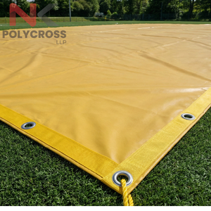 Outdoor Sports Ground Cover Waterproof Field Protection Sheet Dustproof <b>Windproof</b> Tarpaulin CoverTurf Protection Tarpaulin Cover - Product Image 6