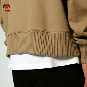 Sweat à capuche streetwear personnalisé vierge 100 % coton, pull à capuche épais de haute qualité pour homme - Product Image 4