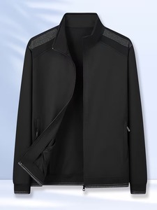 Sportswears Gym Fitness Training Tracksuits Two Piece Set Tracksuit Zip Jacket Jogging <b>Pant</b> Suit for Men Polyester / spandex - Product Image 2