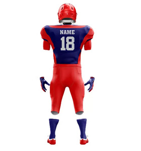 Uniforme de football américain de haute qualité, respirant et anti-humidité, composé d'un maillot et d'un pantalon conçus pour la performance d'équipe - Product Image 3