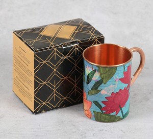 Ensemble de verres à boisson en cuivre mat texturé moderne pour l'hydratation quotidienne, le bureau et les cadeaux - Product Image 1
