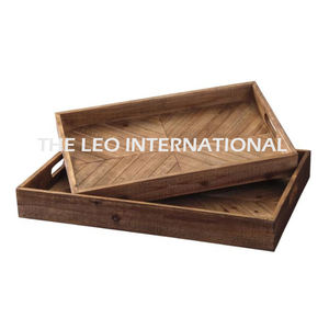 Plateau de service créatif de forme ronde avec base en marbre et poignée en acier inoxydable plaqué or, qualité excellente, style classique - Product Image 6