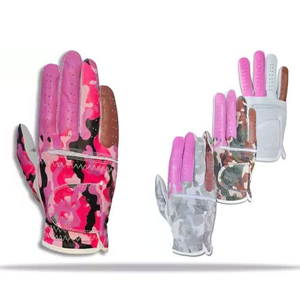 Nouvelles gants de golf professionnels au design innovant, respirants, confortables, avec sangle de poignet réglable, en peau de mouton, personnalisables avec logo imprimé - Product Image 4