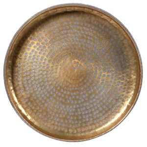 Plateau de service en laiton raffiné, vaisselle artisanale haut de gamme pour la maison, l'hôtel, le restaurant, les banquets, les mariages et les événements. - Product Image 4