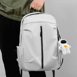 Stylish Large Capacity Student <b>School</b> <b>Backpack</b> <b>Waterproof</b> College Bookbag with Creative Astronaut Pendant Accessory - Product Image 5