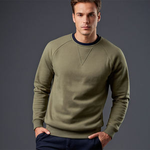 Jersey de algodón 100% hecho a medida para hombre, sudadera anticontracción de lana en relieve con estampados sólidos, patrones informales de invierno XS de talla grande - Product Image 2