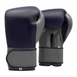Hot Sale High Quality Customized Logo Professional Boxing <b>Gloves</b> Leather <b>Moisture</b> Wicking Hook & Loop Closure Wrist For Men - Product Image 1