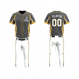Tenue d'équipe de baseball, uniforme de sport de haute qualité, vêtements de sport personnalisés, uniforme de baseball pour hommes le plus vendu, logo personnalisé - Product Image 3