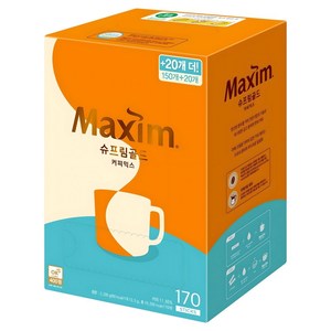 Premium Korean Instant <strong>Coffee</strong>-Maxim Supreme <strong>Gold</strong> 170 Sticks Sweet &amp; <strong>Creamy</strong> Caffeinated 100% Natural Flavor - Product Image 1