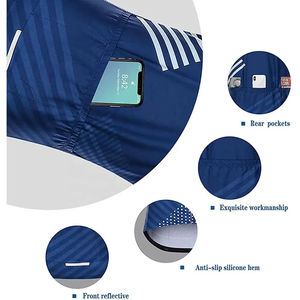 Conjunto de Ropa de Ciclismo Personalizada de Talla Grande, Ligera, con Impresión por Sublimación, Transpirable, Uniformes 100% Poliéster - Product Image 5