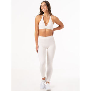 Conjunto de Yoga de Nuevo Estilo para Mujer: Sujetador Acanalado con Leggings Deportivos de Secado Rápido, MOQ Bajo, Personalizable - Product Image 1