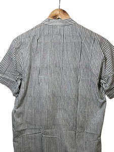 Kurta corta a rayas con estampado a mano para hombre |   100% Algodón |   Manga Larga |   Ropa tradicional india a precios razonables - Product Image 5