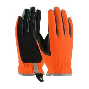 Gants en cuir Impact Mechanic avec bouts de doigts tactiles pour les sports d'hiver et les gants d'extérieur polyvalents pour hommes - Product Image 1